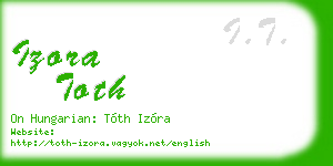 izora toth business card